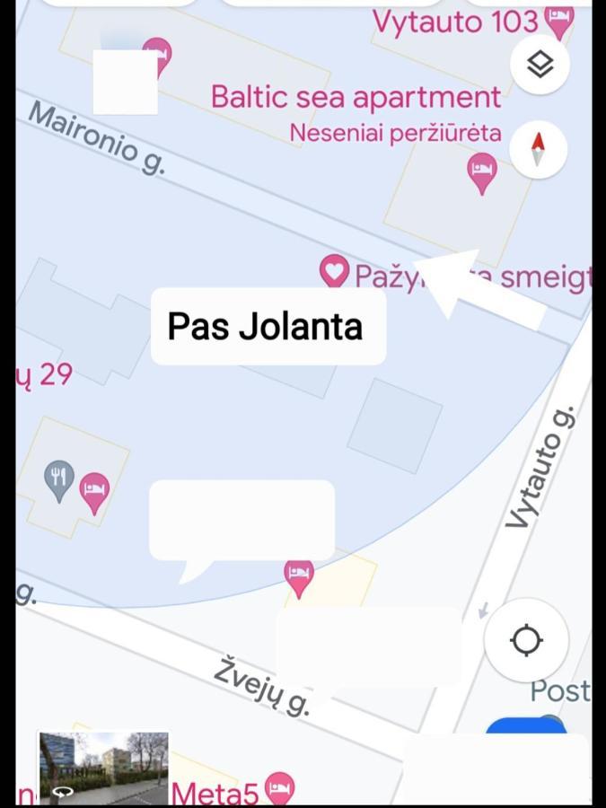 Apartmán Pas Jolanta Palanga Exteriér fotografie